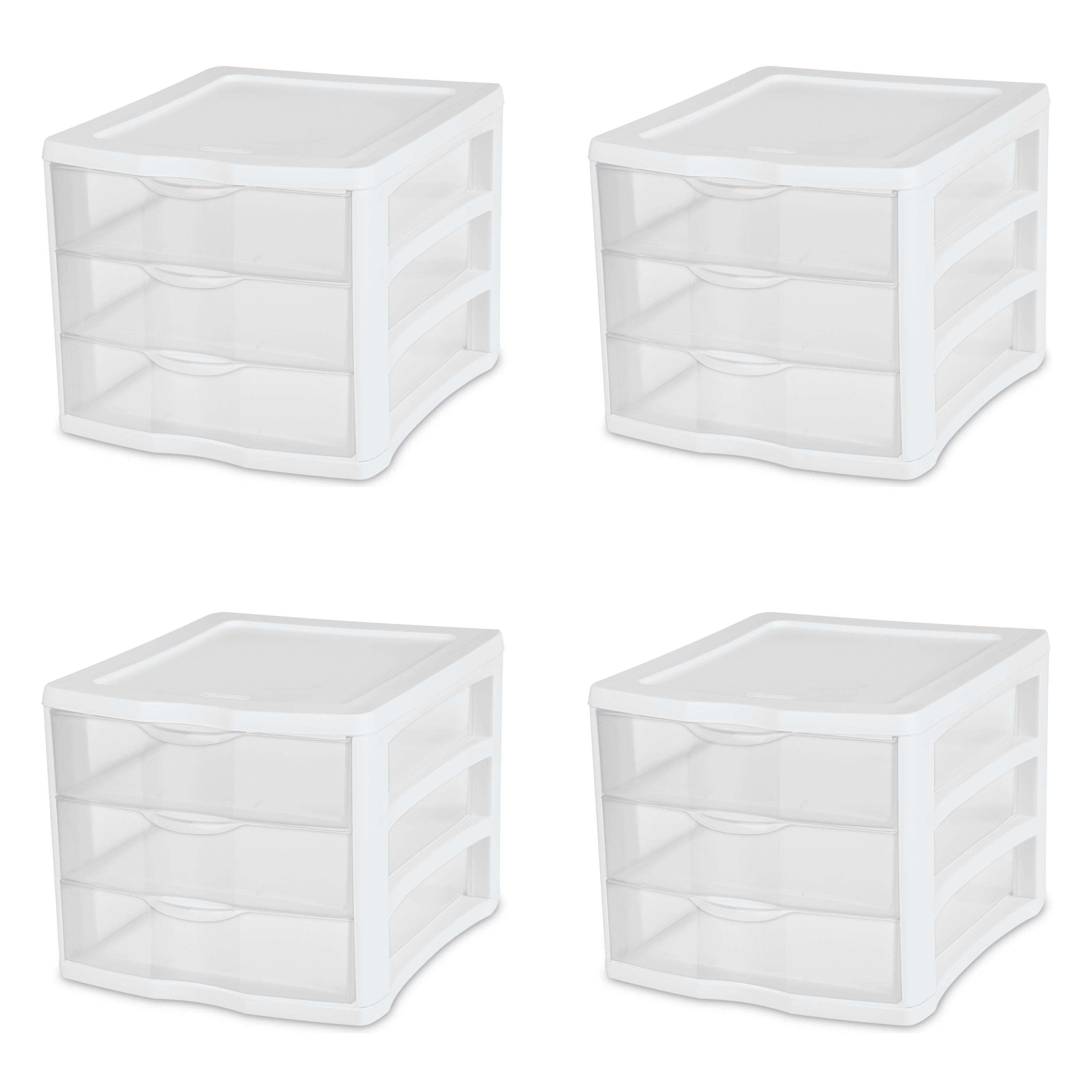 Sterilite 3-Drawer Organizer, White by Sterilite