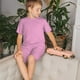 thumbnail image 4 of Fotbe Pink Pijama Estampada de 2 Piezas para Niños – Ropa de Dormir de Manga Corta Cómoda para Niños y Niñas, Camiseta y Shorts de Algodón-X-Large, 4 of 6