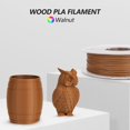 thumbnail image 2 of Filamento para impresora 3D AMOLEN, madera de nogal, PLA, 1,75 mm, 1 kg, 2 of 7