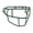 Dark Green, variant on F7X-EGOP FACEMASK Carbon Steel / Cardinal