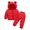 O10-Red, variant on Glisme Outfits For Girls 6-9 Months Autumn And Winter Long Sleeve Zipper Coat Jacket Solid Color Winter Warm Casual Tracksuit Cute Daily Wear Red