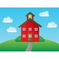 thumbnail image 2 of Schoolhouse Wall Mural Decal Sticker, Wallmonkeys Peel & Stick Vinyl Graphic (18 in W x 14 in H), 2 of 4