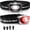 2 Pack, Rechargeable, variant on LED Headlamp 2-pack Battery Powered (AAA) (Batteries Not Included) | Head Lamp for Running Hunting Camping Fishing Hiking with Red Light and Adjustable Headband - Bright Forehead Headlamp 7 Modes
