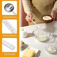 thumbnail image 3 of Woeilo 2Pcs 1 Teaspoon (5 mL | 5 cc | 1/3 Tablespoon) Single Measuring Spoon, Stainless Steel Individual Measuring Scoop, Long Handle Metal Only Silver, 3 of 5