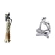 thumbnail image 1 of Figura de mujer africana,Estatua artesanal de una dama tribal africana,hecha a mano,para cafetería.,Figura femenina artesanal de resina africana,Figura de lector abstracto,Estatua de pensador, 1 of 8