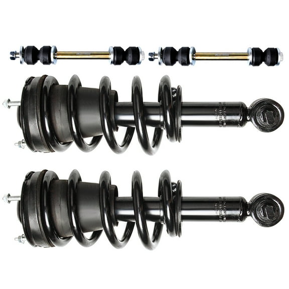 CCIYU Front Strut Spring Assembly Control Arm and Ball Joint Assembly 2007-2014 for Cadillac Escalade/2007-2014 for Cadillac Escalade ESV Complete Suspension Kit Fits K700432, 139104