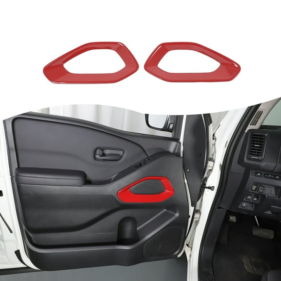 Interior door panel trim frame for 2022-2024 Nissan Frontier, interior door panel frame, car door panel accessories