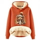 thumbnail image 1 of WILLBEST Sudadera con Capucha Oversize para Mujer, con Estampado Navideño de Vaca y Cordero XXX-Grande, 1 of 5