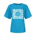 thumbnail image 3 of T Shirts Women Volleyball Shirts Volleyball Team Tee Tops Volleyball Graphic Casual Short Sleeve Shirts, 3 of 4
