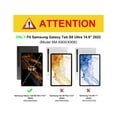 thumbnail image 2 of Galaxy Tab S8 Ultra 14.6" Keyboard Case with S Pen Holder, PU Leather Stand Cover with Detachable Bluetooth Keyboard for Samsung Galaxy Tab S8 Ultra 14.6 inch 2022 Release Tablet Model SM-X900 SM-X906, 2 of 2