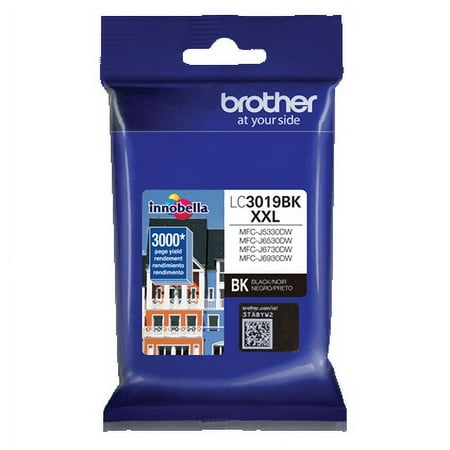 UPC: 0012502645955 | Brother Genuine LC3019BK Super High-yield Black Printer Ink Cartridge