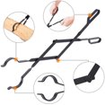 thumbnail image 2 of Pinces à Bois pour Cheminée 66cm avec Poignées Robustes Pinces à Feu pour Poêle à Bois Intérieur Pinces à Bois en Fer Forgé Pinces à Bois Extérieures pour Outils de Foyer de Camp, 2 of 5