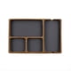 thumbnail image 1 of Caja Organizadora de Madera para Escritorio con Compartimentos para Gafas, Teléfono Móvil y Artículos . Caja de Almacenamiento de Madera Maciza., 1 of 5
