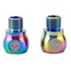 thumbnail image 1 of 1 par de adaptadores de Extensor de pedal kusrkot 9/16 para bicicleta resistente a la corrosión Negro Arco iris plateado, 1 of 8