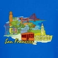 thumbnail image 3 of CafePress - San Francisco Travel Poster T Shirt - Dark T-Shirt Kids XS-XL, 3 of 4