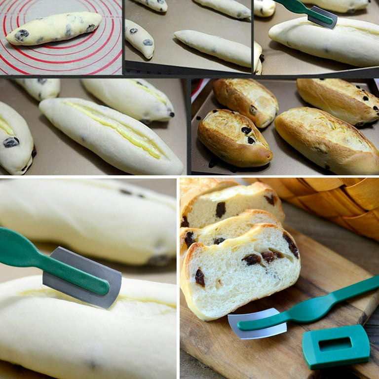 Orblue Bread Lame Dough Scoring Tool, Bread Blade for Dough Scoring Knife  for Artisan Bread, Essential Sourdough Bread Baking Supplies, 12 Blades  Included - Yahoo Shopping