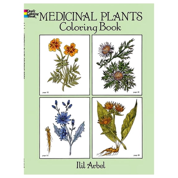 Medicinal Plants Coloring Book