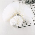 thumbnail image 3 of Ylsteed Newborn Girl Photoshoot Outfit Lace Tulle Tutu Skirt With Headband, Infant Princess Costume For 0-3 Months Baby Photo Prop, 3 of 9