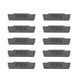 thumbnail image 2 of Herramienta para trabajar metales, 10 piezas de insertos CNC Insertos de alto carburo Herramienta CNC Rendimiento confiable, 2 of 9