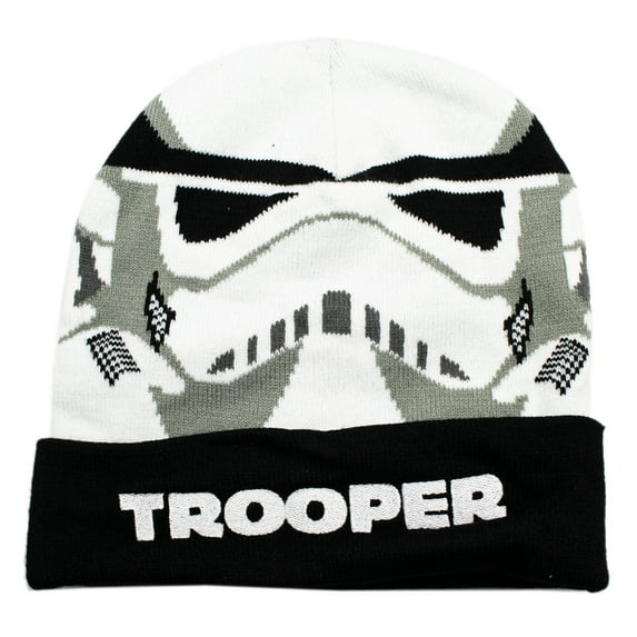 Star Wars Storm Trooper Helmet Design Kids Beanie