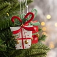 thumbnail image 3 of Colgante de Árbol de Navidad de Hierro Forjado, Campana de Estrella, Colgante de Decoración del Hogar para Fiesta de Navidad A, 3 of 8