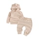 thumbnail image 1 of Conjunto De 2 Piezas De Sudadera Para Niños Y Niñas, Conjunto De Chándal Con Capucha Atlético, Ropa Deportiva, Conjunto De Chándal Deportivo Sólido Odeerbi LM103-4336, 1 of 8
