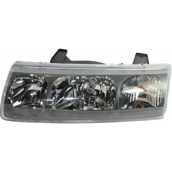 CarLights360: For 2002 2003 2004 Saturn Vue Headlight Assembly Driver Side w/ Bulbs (Black Housing) - (DOT Certified) Replacement for GM2502228
