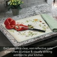 thumbnail image 3 of CounterArt Bee Wreath 3mm Tempered Glass Cutting Board 15" by 12", 3 of 7