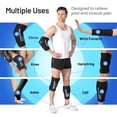 thumbnail image 2 of EverlastingIce Knee Ice Pack Wrap Compression Sleeve for Injuries | Hot & Cold Therapy Ice Pack for Knee, 360° Coverage | Reusable for Knee, Elbow, Ankle, Wrist - Medium, 2 of 6
