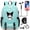 Color4, variant on Teen Kuro_mi Graphic Backpack Multifunctional Laptop Knapsack Lightweight School Bookbag with USB Charging Port for Student