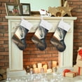 thumbnail image 7 of 1PCS Storms Christmas Stockings Personalized 18”Large with Plush Cuff Christmas Decorations Stocking Holiday and Family Stocking Tree Fireplace Decor Holiday Decor, 7 of 7