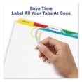 thumbnail image 4 of Print And Apply Index Maker Clear Label Dividers, 5 Color Tabs, Letter, 5 Sets | Bundle of 2 Packs, 4 of 5