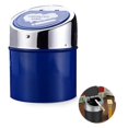 thumbnail image 1 of Stainless Steel Ashtray With Lid, Portable Windproof Ashtray, 1 of 4
