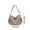 White, variant on FEOLGEHLY Sling Bag, Washed Canvas Shoulder Bag Vintage Small Crossbody Bags for Women Men, Large Capacity Adjustable Crescent Bag Flap Messenger Cloth Bag for Daily Commute Shopping Outdoor Use