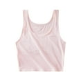 thumbnail image 2 of ATOGUTA Girl's Tank Tops Size 9-14 Kids Athletic Seamless Stretchy Crop Tops Dance Yoga Pink, 2 of 4
