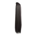 thumbnail image 5 of FITYLE 26 inch Long Straight Ponytail Extension,Soft as Human Hair,Styling Ponytails,Beauty Supplies Wrap Around Ponytail Extension for Girls brownish black, 5 of 10