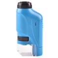 thumbnail image 2 of PENGXIANG 60-120x Pocket Microscope Battery Powered Handheld Mini Microscope with LED Light Portable High Definition Children Microscope for Kids Students Microbiological Observation Pres, 2 of 8