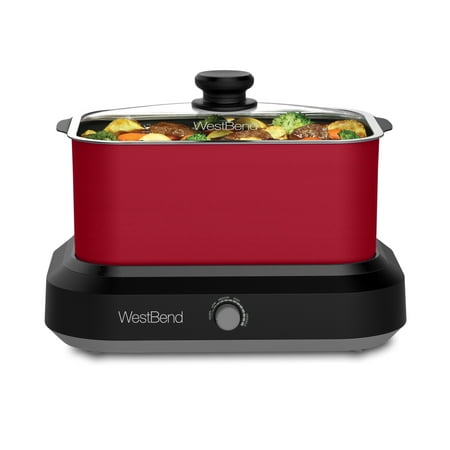 West Bend 6qt Versa Cooker with Bag - Red