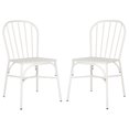 thumbnail image 3 of Safavieh Everleigh Outdoor Patio Side Chair - Matte White, 3 of 10