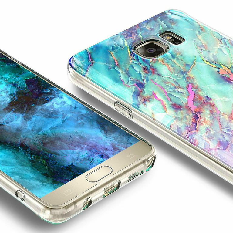 Gewoon doen speelgoed Melodrama For Samsung Galaxy S6 Edge Case, Ultra Slim Thin Glossy Stylish, Gold  Glitter Marble Design Phone Cover - Nova - Walmart.com