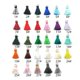 thumbnail image 5 of 100 Uds Borlas de Bricolaje BLESIY Mini Borlas Multicolores 0,98 Pulgadas, 5 of 8