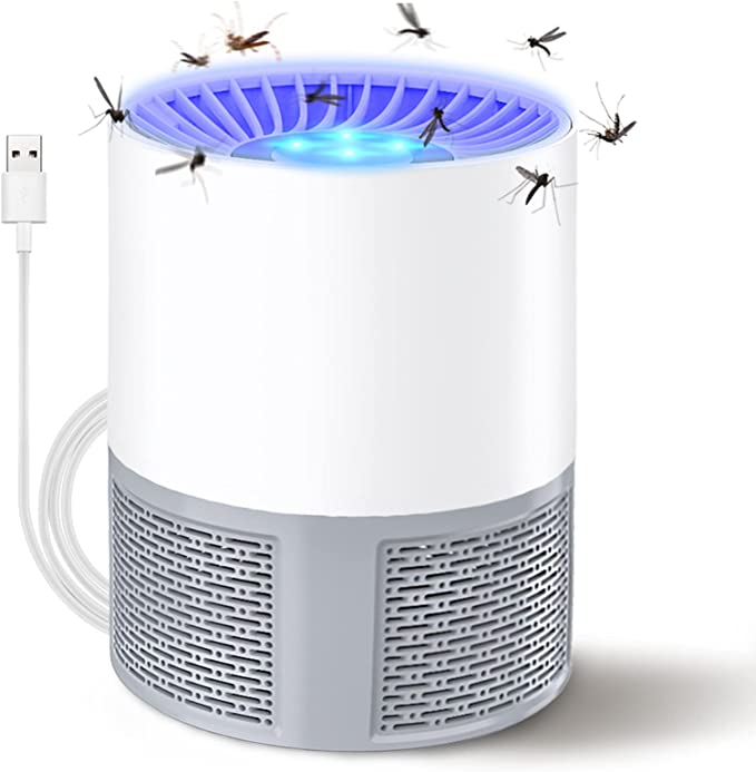 Lampe Anti-Moustique Électrique USB - Tueur D'Insectes Silencieux Sans Produit Chimique - Pour Intérieur Et Extérieur