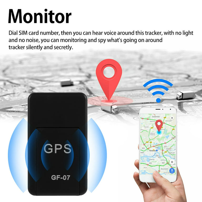 Hands DIY GPS Locator,Mini Anti-Theft Magnetic Tracking GPS Locator Tracker  GPRS Concealed Realtime Tracking Device for Cars Kids Seniors Valuables