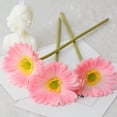 thumbnail image 4 of Mdesiwst 1Pc Artificial Gerbera Jamesonii with Stem Fake Silk Flower Table Centerpiece Faux Flower Branch Floral Arrangement Decoration, 4 of 8