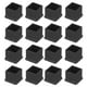 thumbnail image 1 of Uxcell 36Pack Tapas de patas de silla cuadradas de PVC, 16mm x 16mm OD, almohadillas para pies de muebles negras, 1 of 6