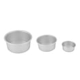 thumbnail image 1 of Moldes Para Pasteles Redondos, Juego De Moldes Para Pasteles Versátiles De Fácil Desmoldeo De Aleación De Aluminio Para Fiestas De Cumpleaños, 1 of 8