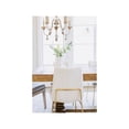 thumbnail image 2 of Lucas McKearn Mignon 8-light 2-Tier Resin Chandelier in Antique Gold, 2 of 3