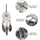 thumbnail image 2 of 2026 Dream Catcher Handmade Feather Dreamcatcher Wall Hanging Ornament for Baby Shower Car Wedding Home Decor Gift, 2 of 5