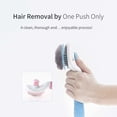 thumbnail image 2 of Automatic Pet Hair Removal Comb, Self-Cleaning Slicker Brush for Dogs & Cats- Grooming Shedding Brush for Small, Medium and Large Dogs and Cats- Pet Hair Brush with Soft Grip Handle, 2 of 5