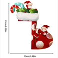 thumbnail image 2 of Marco de puerta de Navidad, decoración de madera, decoración navideña Extra gruesa, marco de madera, decoración colgante de esquina, 2 of 5